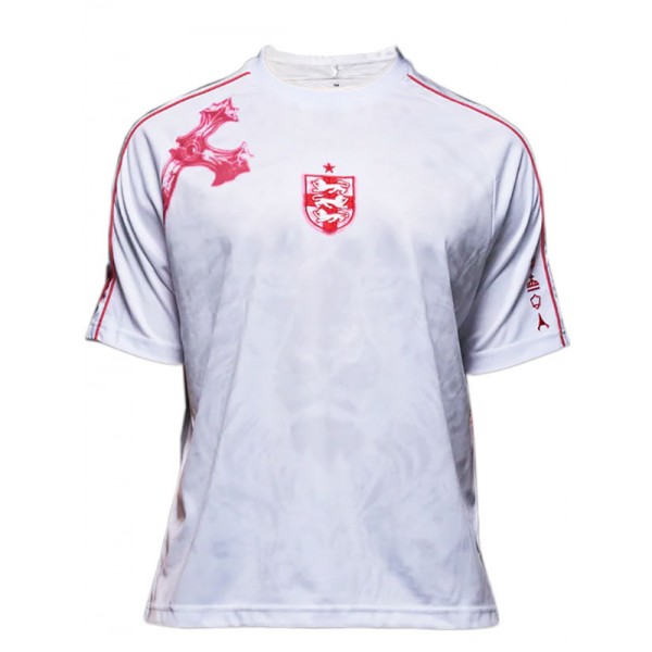 England Légendes vieux maillot becks 7 hommes uniforme blanc rétro 2025-2026